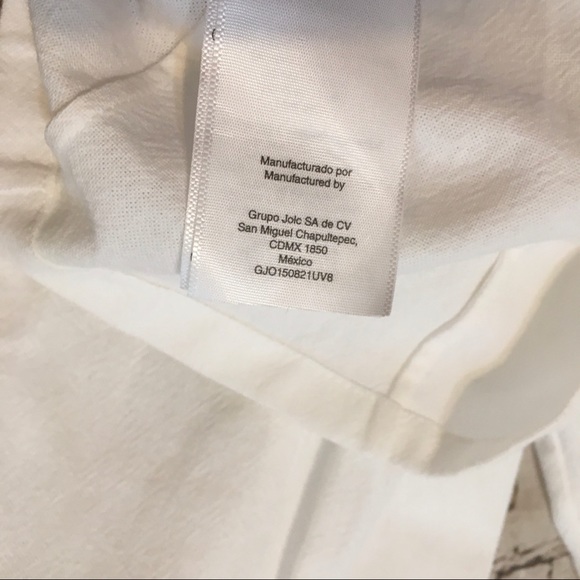 NWT COLLECTIVE white long sleeve top - Picture 6 of 12